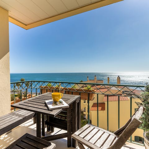 Enjoy a coffee on your private terrace each morning