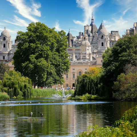 Head out for morning walks in Hyde Park