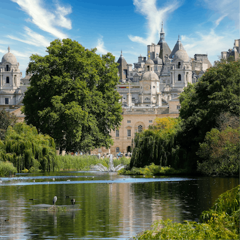 Head out for morning walks in Hyde Park