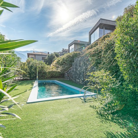 Soak up the Italian sunshine from the shared pool