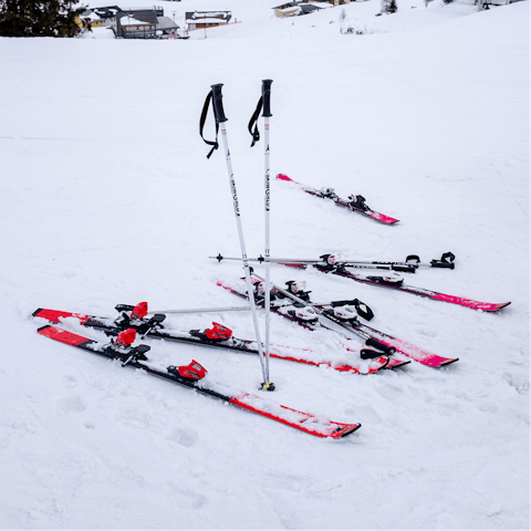 Waste no time getting to the slopes