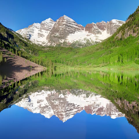 Stay in the heart of Aspen, with mountains and lakes just minutes away