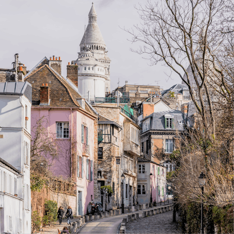 Visit vibrant Montmartre – it's within walking distance
