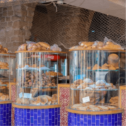 Head to nearby Carmel Market for breakfast treats