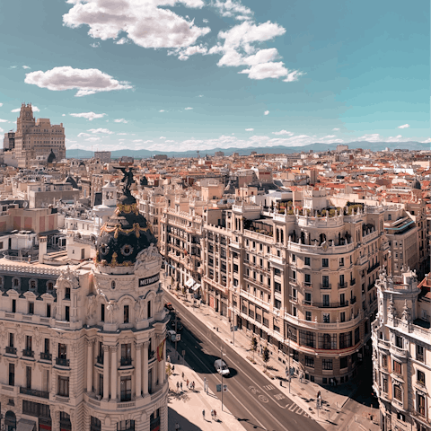 Browse the shops of nearby Calle de Fuencarral