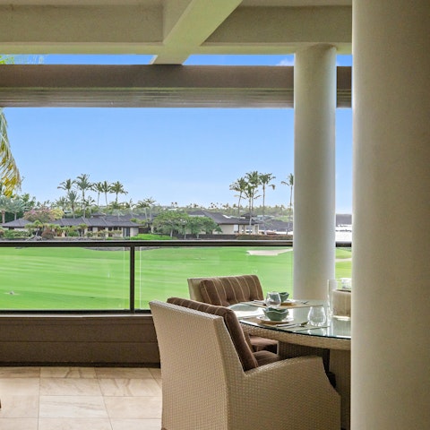 Enjoy long meals alfresco on the terrace