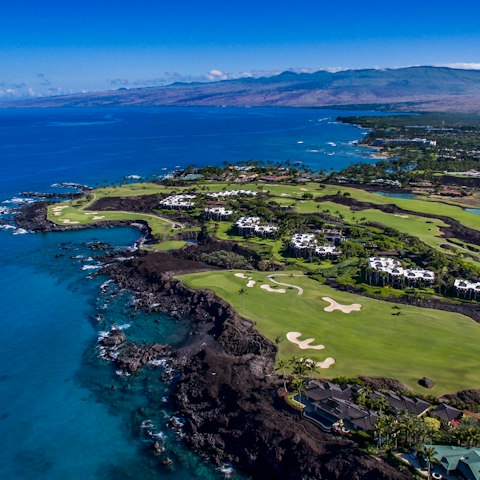Play a few rounds at the nearby golf course