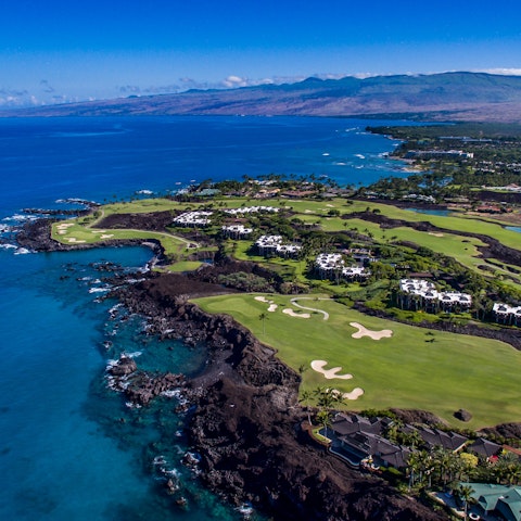 Play a few rounds at the nearby golf course