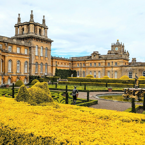 Step back in time at Blenheim Palace, just fifteen minutes away