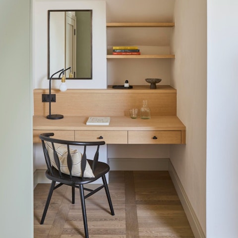 Enjoy quiet moments of focus in the home office