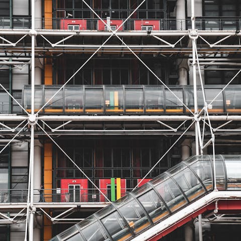 Explore the nearby attractions, including the Centre Pompidou