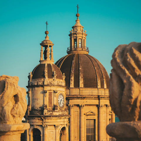 Marvel at Catania's Baroque architecture, 16 kilometres away