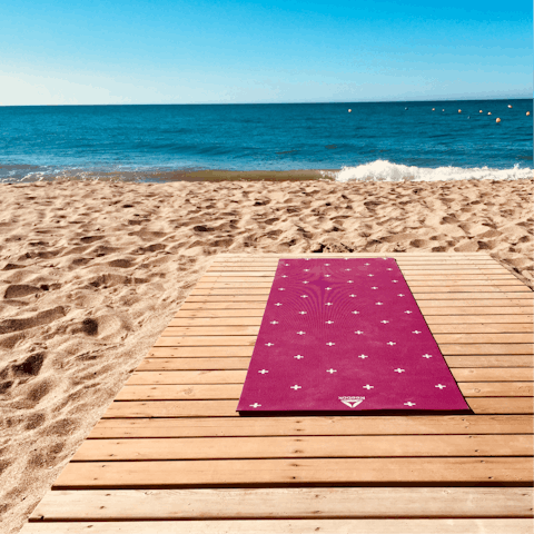 Make the fifteen-minute drive to the sandy beaches of the Costa del Sol