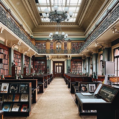Explore the Victoria & Albert Museum, a twelve-minute walk away