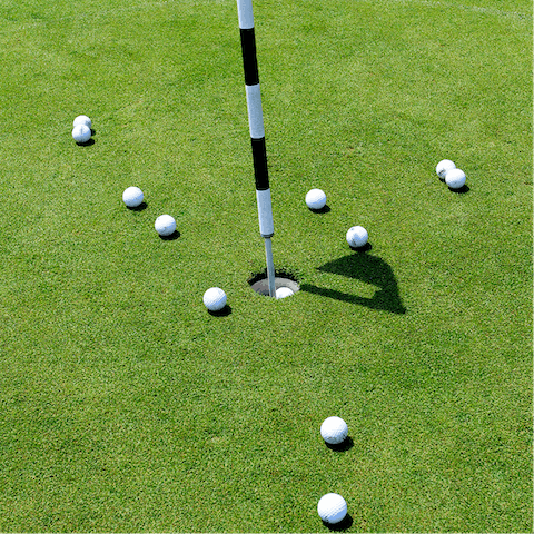 Play golf with sea views from the peninsula