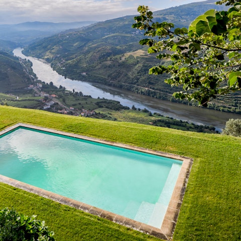 Enjoy mesmerising views across the river whilst enjoying a refreshing dip