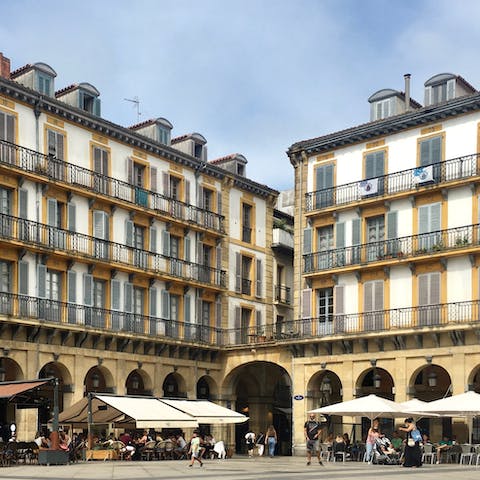 Visit the flourishing Old Town, just five minutes away