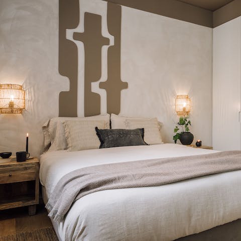 Find a wonderful sense of relaxation in the serene bedrooms