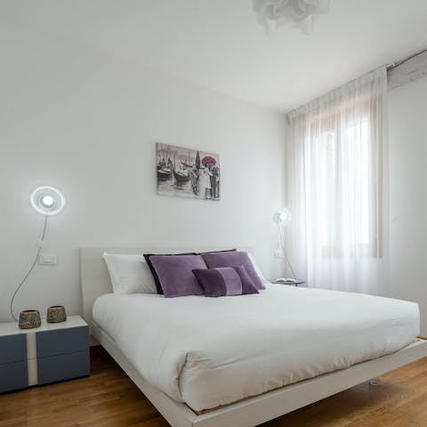 Wake up rested and ready for another day of Venice sightseeing