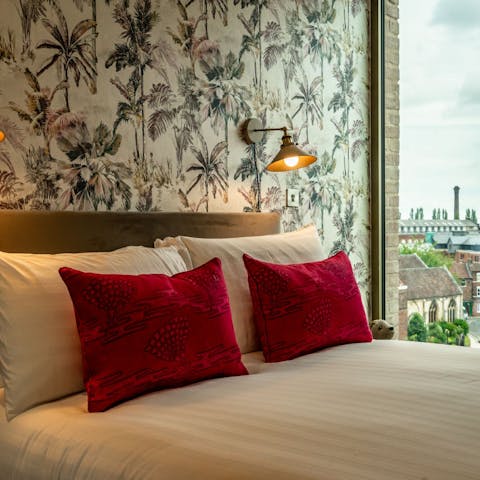 Bank a peaceful night's sleep in style