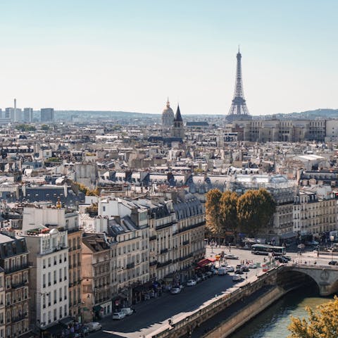 Explore Paris, including the nearby Bois de Boulogne