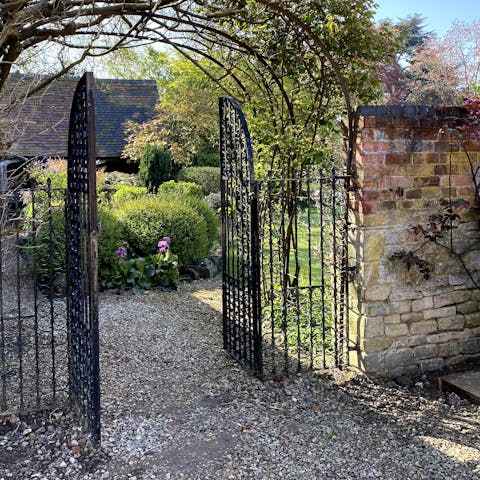 Take an afternoon stroll around the peaceful grounds