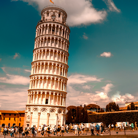 Spend your day discovering Pisa, just a car ride away