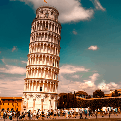 Spend your day discovering Pisa, just a car ride away