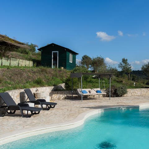 Make poolside sunworshipping the only plan for the day