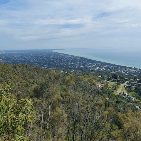 Visit the iconic Arthur's Seat, a short drive away