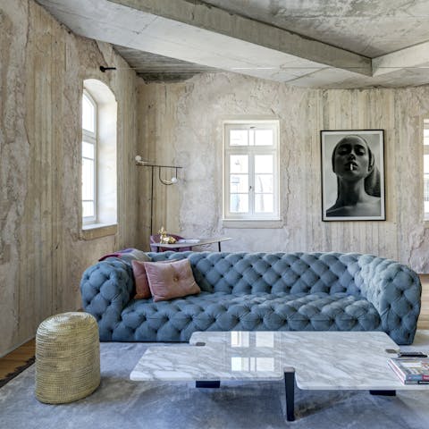 Stay in a typically Tel Avivian Bauhaus building with an industrial-chic interior