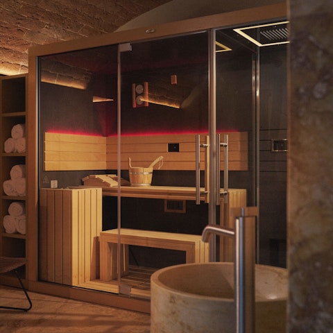 Take your relaxation to the next level in the sauna