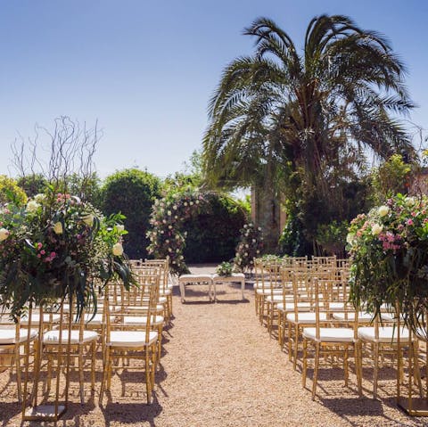 Hold a very special event for an additional fee
