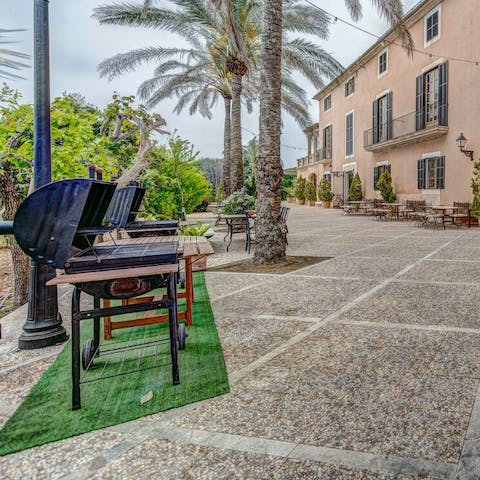 Fire up the barbecues for alfresco feasts