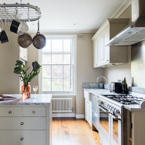 A countryside style kitchen
