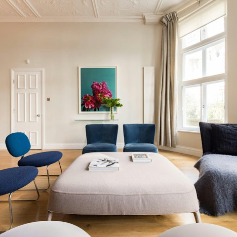 Enjoy cosy evenings at home or wander to a local restaurant