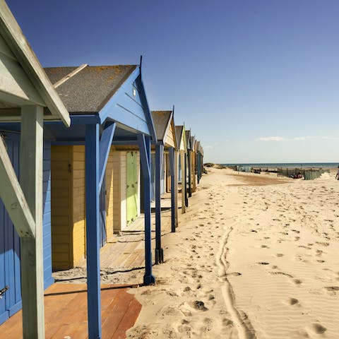 Pack your swimwear and drive over to East Wittering Beach in only ten minutes