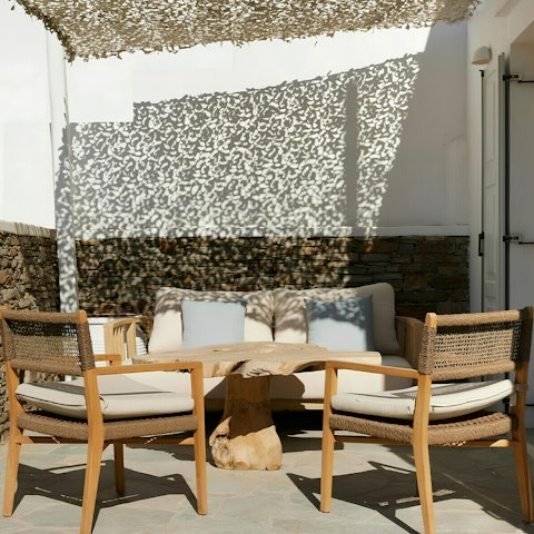 Look forward to sipping your morning coffee on the terrace in the fresh sea air