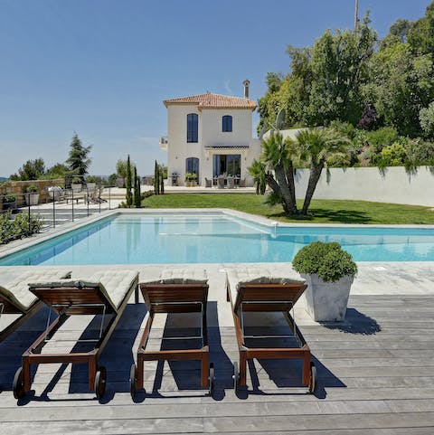 Cool down in the exquisite pool