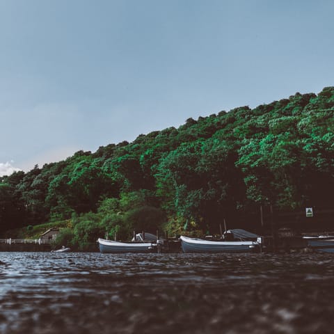 Explore beautiful Ullswater, 15 miles away