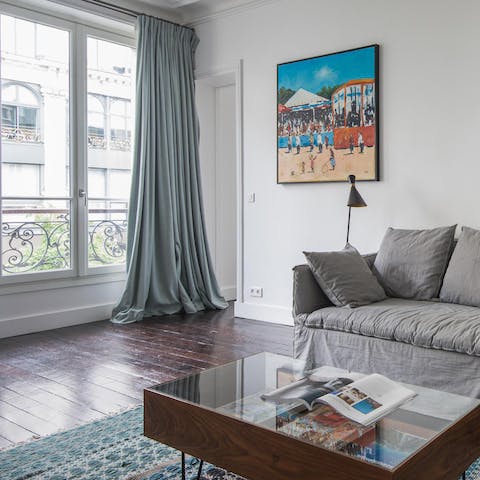 light-filled living space