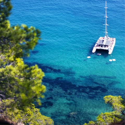 Look forward to unwinding on the golden sand of Sa Riera Beach