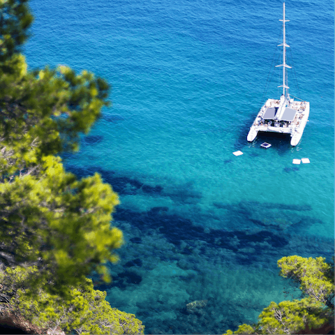 Look forward to unwinding on the golden sand of Sa Riera Beach