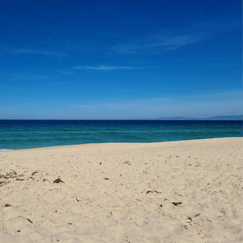 Enjoy the day at a local beach – the closest is just 1 km away