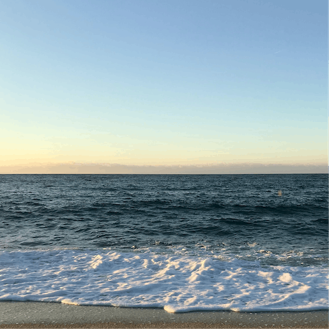 Stretch your legs with a stroll to Ditikis Kalamatas Beach