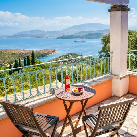 Feel a wonderful sense of relaxation whilst lounging on the balcony