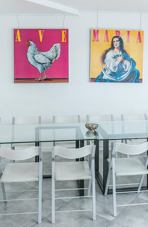 Funky wall art