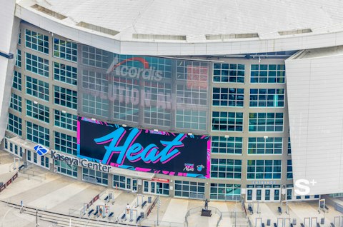 Catch a Miami Heat game at Kaseya Center, within walking distance