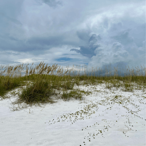 Pack a picnic and head to Plage du Val, just a short walk away