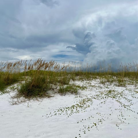 Pack a picnic and head to Plage du Val, just a short walk away